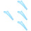 4Pcs Sky-Blue Household Cat Feeder Convenient Reusable Feeding Spoon 8