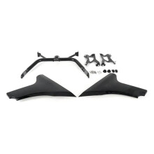 Motorcycle Side Fairing Cover Panel Bracket Kit for Touring Road Glide FLTRXSE 2023 FLTRXSTSE 2024 Black and White