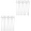 2Sets Liquid Silicone Reusable Straws Clear Portable for Daily Use 5