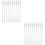 2Sets Liquid Silicone Reusable Straws Clear Portable for Daily Use 8