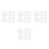 40Pcs White Leak-Proof Screw Lids for Large Plastic Storage Buckets 7