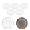 40Pcs White Leak-Proof Screw Lids for Large Plastic Storage Buckets 11