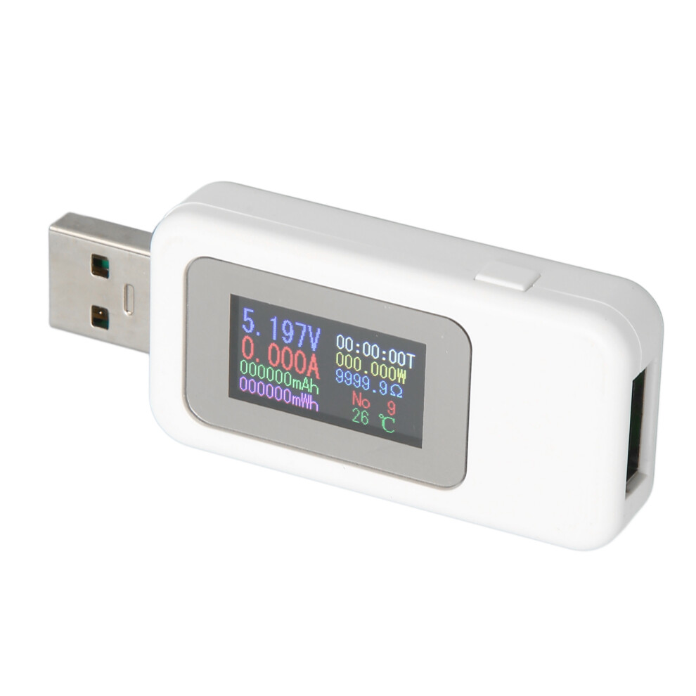 Usb Voltmeter Ammeter 0-6.5A 4-30V Colour 7444352466207