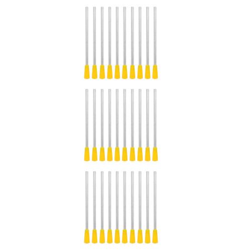 30Pcs Lightweight Yellow Iron Triangle Percussion Mallets for Dinner 2