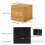 Voice Control Wooden Digital Alarm Clock TEMP Date 3 Alarms Desktop Electronic Table Clock USB Powered LED Bedside Clock 6