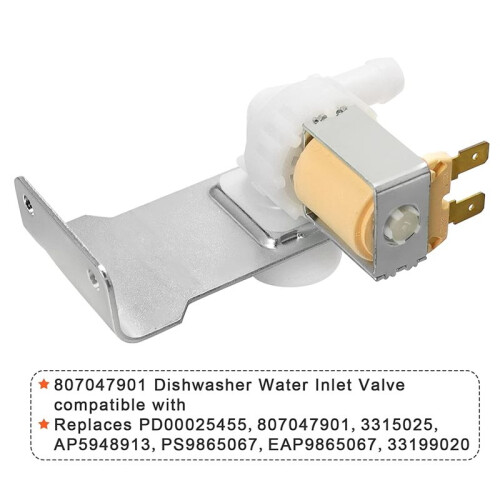 807047901 Dishwasher Inlet Valve Dishwasher Accessories for
