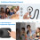 USB Document Camera, Document Webcam Camera with Mic, LED Lights, Image Invert, Folding for Learning Teaching 8