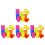 4Pcs Stackable Plastic Drinking Cups Assorted Colors for Gatherings 5