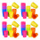 4Pcs Stackable Plastic Drinking Cups Assorted Colors for Gatherings 6
