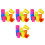 4Pcs Stackable Plastic Drinking Cups Assorted Colors for Gatherings 7