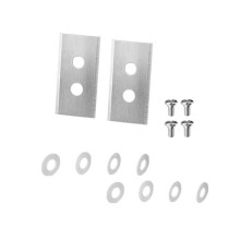 18Pcs Replacement Blades with Washers Screws for Luba & Yuka All Series Replacement Robotic Lawnmower Blades
