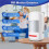 Infrared Detector Motion Sensor PIR Human Body Movement Alarm Welcome Security 2 Modes 120dB 433MHz Remote Control 3