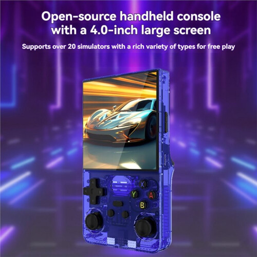 R39MAX Open Source Retro Game Console 20000+ Games 128G Dual Joysticks with 4-Inch IPS Screen Support 20+ Emulators B 2