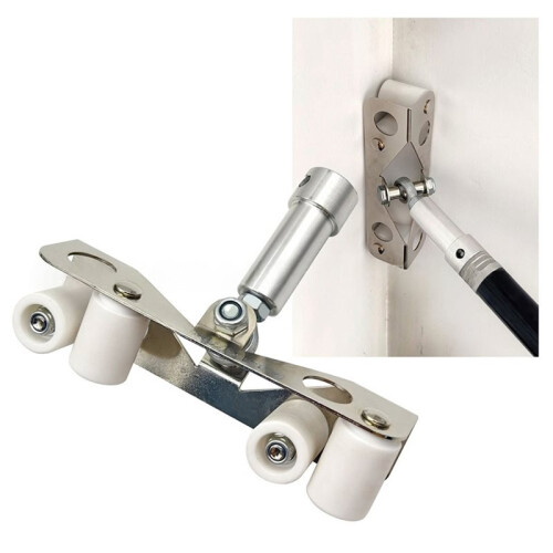 Dual Roller Corner Tool Compatible with Extension Poles for Drywall Inside Corner Finishing with Adjustable Angles