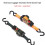 2M Automatic Shrink Bundle Tape Retractable Belts Luggage Securing Tensioner Retractable Ratchet Strap for Car Cargo 7