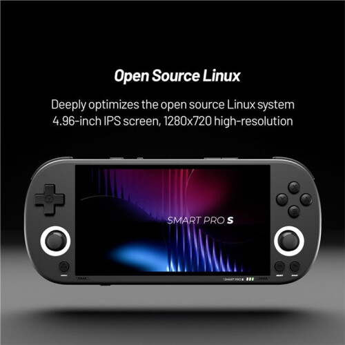 Pro S TG5050 Retro Game Console 4.96inch Handheld Game Player 64G Support 30+ Emulators  Video Game Console A 1