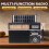 Retro All-Band Radio with Wireless Audio Connectivity Solar Multi-Mode Charging Long-Lasting Battery Multiple  Mode 4