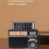 Retro All-Band Radio with Wireless Audio Connectivity Solar Multi-Mode Charging Long-Lasting Battery Multiple  Mode 6