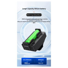Ginean UF-06B Acoustic Piezo Pickup with Drum Built-in Reverb Delay Chorus Effect Resonance Pickup for Classical Folk Guitars