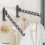 Clothes Drying Rack 180Adjustable Clothes Drying Hanger Wall Mounted Aluminum Alloy Clothes Stand Foldable Space Saving 6