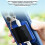 Phone Magnetic Decoder Pocket Storage Case Double-Pocket Elastic Magnetic DAC Headphones Case PU Portable Storage Bag 4