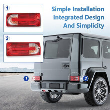 1 Pair Taillight Assembly 4638201964 4638202064 for - G-Class W463 G500 G550 G55 G63 G65 AMG 1989-2018