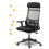 Ergonomischer Bürostuhl mit Mikronetz, Sofotel Brema, schwarz 6