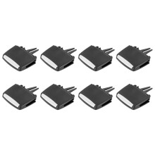 8X dla- X5/X6 Zatrzask Wylotu Powietrza, Zaciski Kratki świeżego Powietrza w Tylnym Rzędzie dla- X5 E70 2006-2012, X6 E71 2008-2013