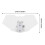 Deflector de viento con clip elevado 218x110mm transparente 2