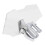 Deflector de viento con clip elevado 218x110mm transparente 13
