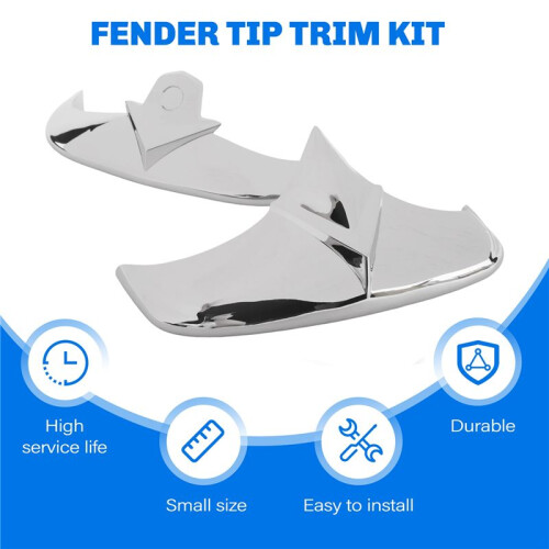 Chrome Front Rear  Tip Trim Kit for  Heritage Springer FLSTS 1