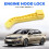 4X Car Bonnet Hood Pull Catch Bonnet Lock Catch Handle for  Partner  Berlingo 2008-2017 7934E7 2