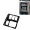 Car Multifunctional Button Trim Frame for  STEPWGN RP8 Interior Accessories RHD Gloss Black 2
