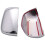 4x ABS Chrome Side Mirror Decorative Covers Trims for  Pajero 2007-2019 4