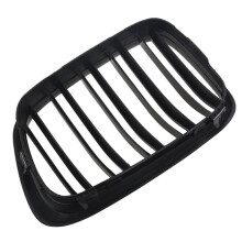 3X Glanzend Zwarte Motorkap Niergrille Grill Dual voor E39 5-Serie 525 528 1995-2004 51137005837 51137005838