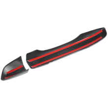 24X Right Hand Drive Door Handle Cover for 10Th Gen 2016 2017 2018 2019 Carbon Fiber Exterior Parts RHD