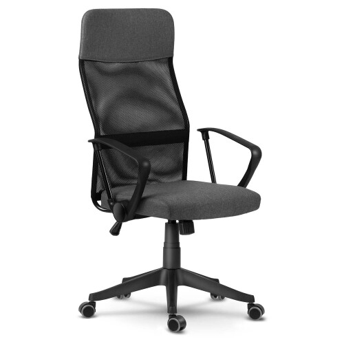 Ergonomischer Bürostuhl mit Netzpolsterung - Sofotel Sydney, Dunkelgrau 1