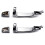 4X Front Left with Keyhole Front Right/Rear Chrome ABS Door Outer Handle Covers for  Captiva Sport/Aveo/Saturn 5