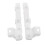 8x Front Right & Left Bumper Bracket for  Lancer Except EVO 2008-2017 6400F549 6400F550 3