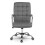 Ergonomischer Bürostuhl aus Leder Benton - Grau 3