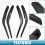 Car Inner Door Handle Pull Panel Cover for  X1 E84 2010-2015 Replace 51412991775 51412991776 Carbon Fiber Pattern 3