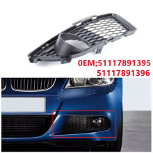 Pour Série 3 E90 E91 LCI M Sport 2009-2011 Voiture Pare Chocs Avant MTECH Brouillard Lumière Grilles 51117891395 Gauche