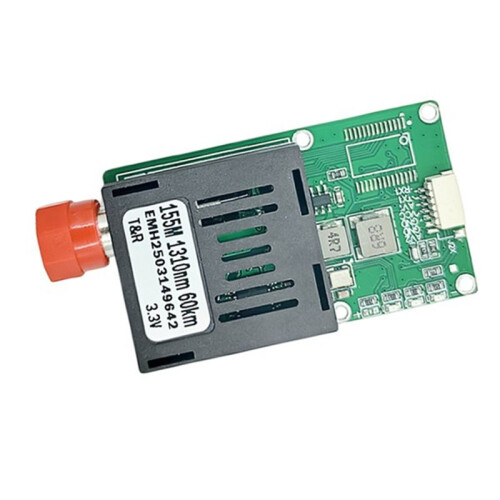 Módulo Transceptor Óptico TTL de 2 Pares, Dispositivo Final Óptico de 60KM, Porta Óptica Dedicada, Módulo de Interface ST UART/SBUS 2