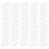 50PCS Transparent PP Comb Binding Spines 16mm, 120 Sheets 3