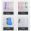 50PCS Transparent PP Comb Binding Spines 16mm, 120 Sheets 4