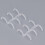 50PCS Transparent PP Comb Binding Spines 16mm, 120 Sheets 9