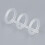50PCS Transparent PP Comb Binding Spines 16mm, 120 Sheets 10