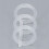 50PCS Transparent PP Comb Binding Spines 16mm, 120 Sheets 12