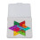Tangram 7 pezzi 14,0x14,0x2,0 cm Multicolore 14
