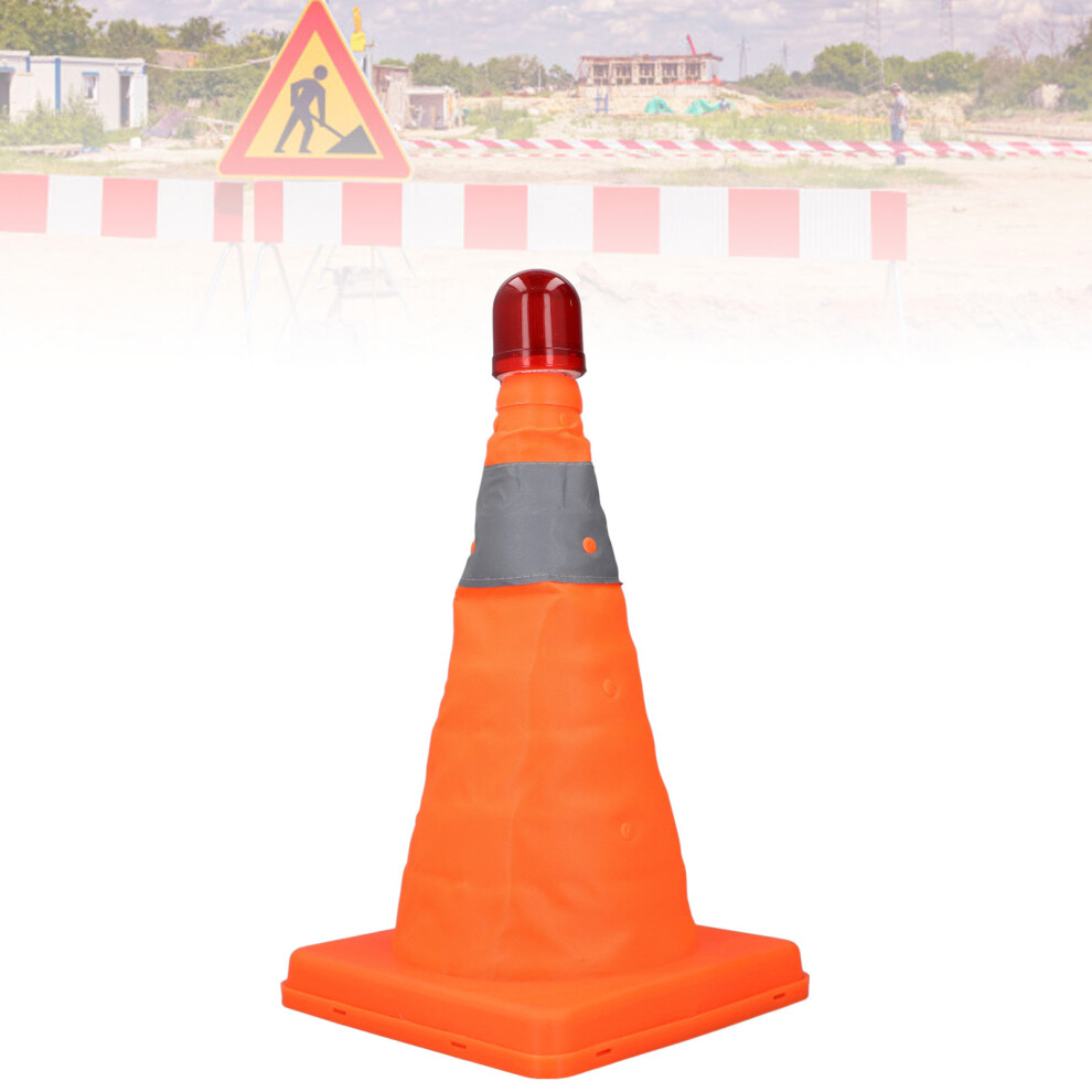 30cm Collapsible Traffic Cones with LED Lights